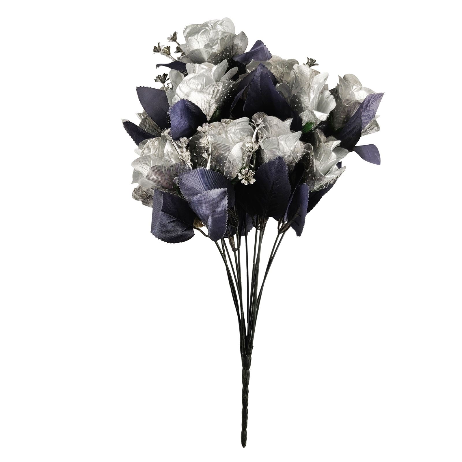 Large 12 Head Bling Glitter Vivid Bouquet