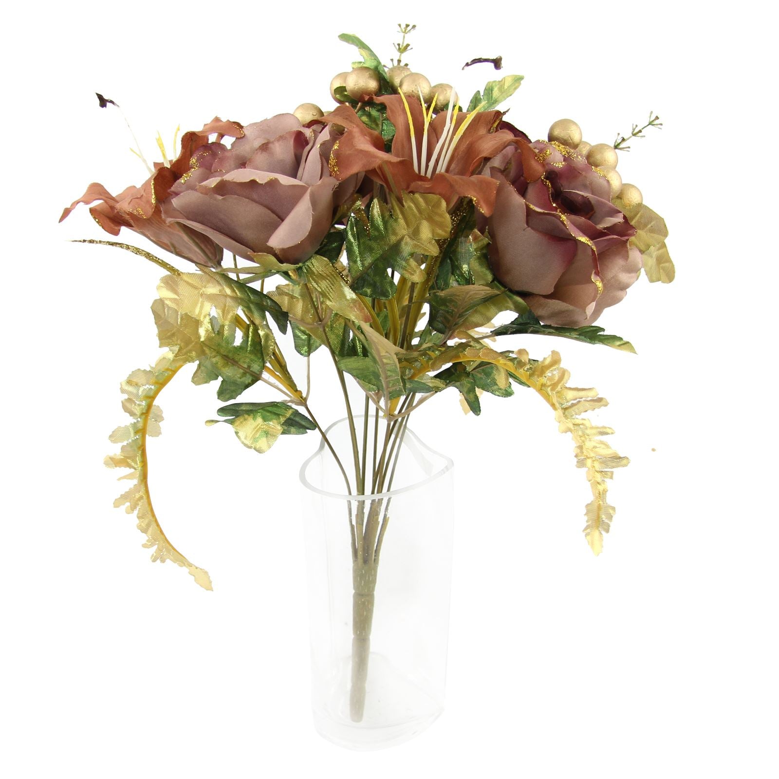 Rose and Lily Festive Posy