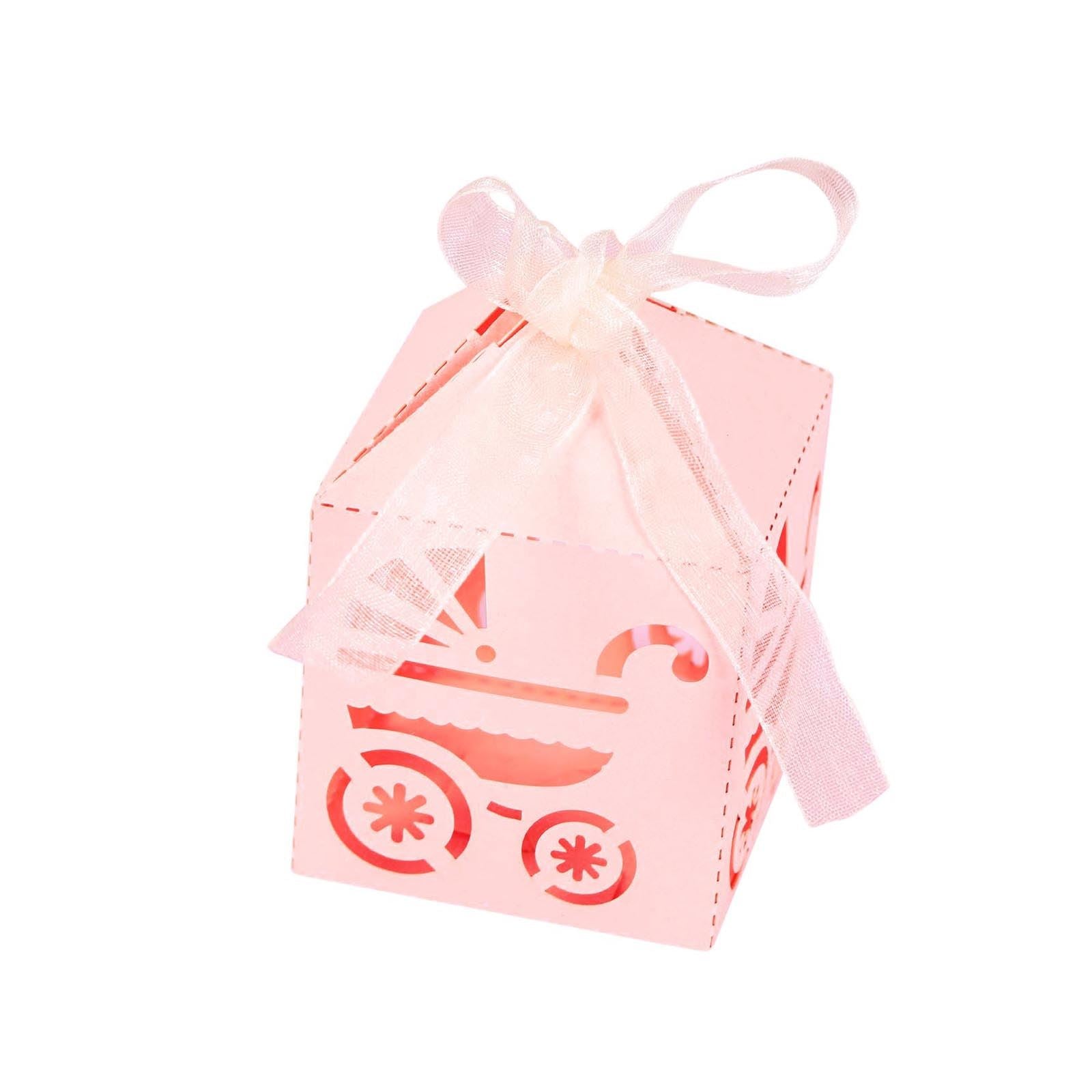 Pearlised Laser Cut Baby Shower Favours