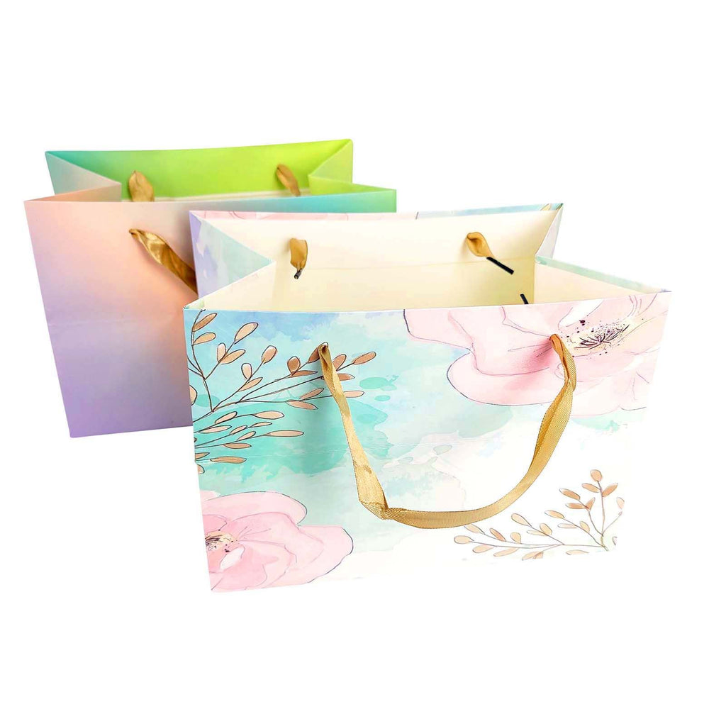 Large Deep Rectangular Pastel Gift Bags