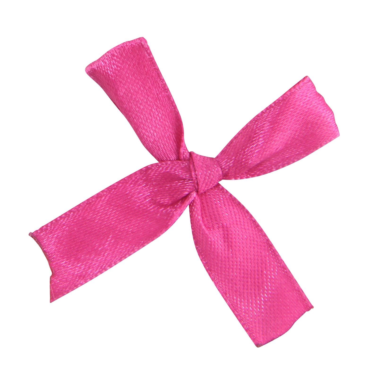 Pack of 25 Classic 10mm Satin Ribbon Bows