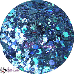 Glitterbodies Cosmetic Grade Festival Glitter Cocktail Multi Grade Chunky  [Malignant Mermaid]