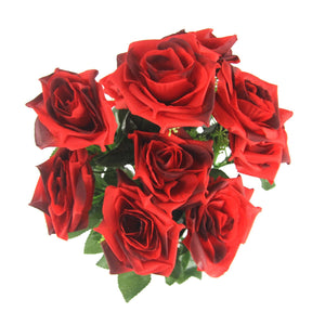 Large 10 Head Open Rose Bouquet