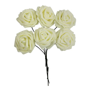Colourfast Foam Roses - 1 Bunch - Large
