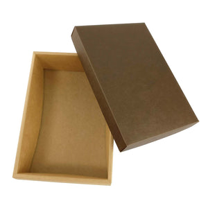 Deluxe Leather Effect Kraft Boxes