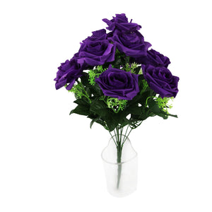 Large 10 Head Open Rose Bouquet