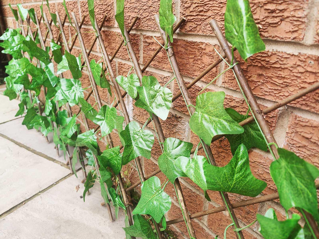 Artificial Ivy Leaf Trellis Screen