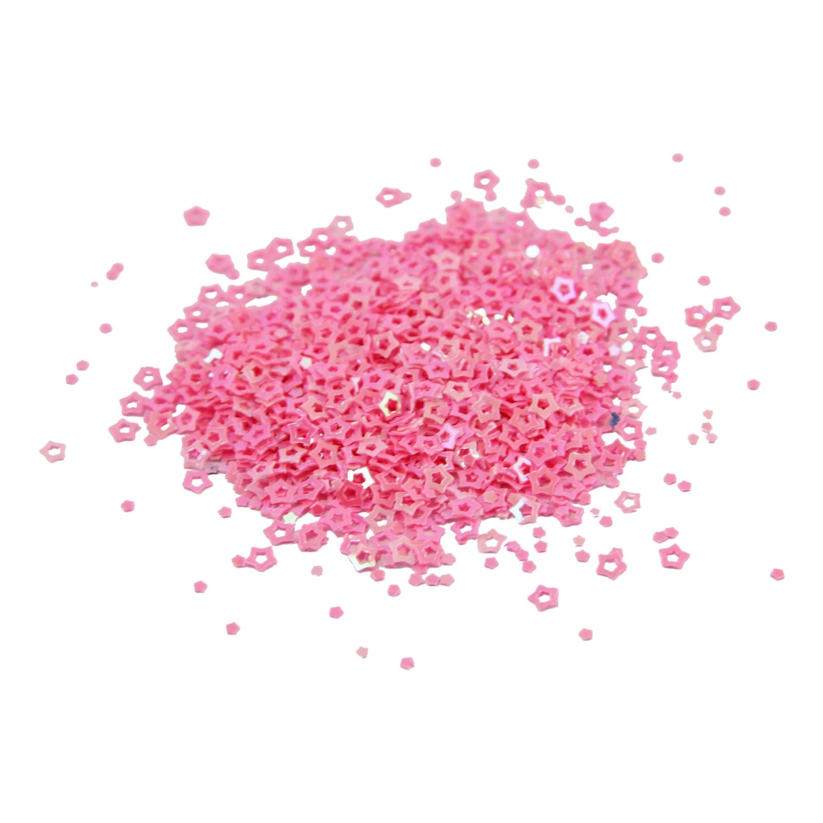 Bottles of Iridescent Star Shape Glitter