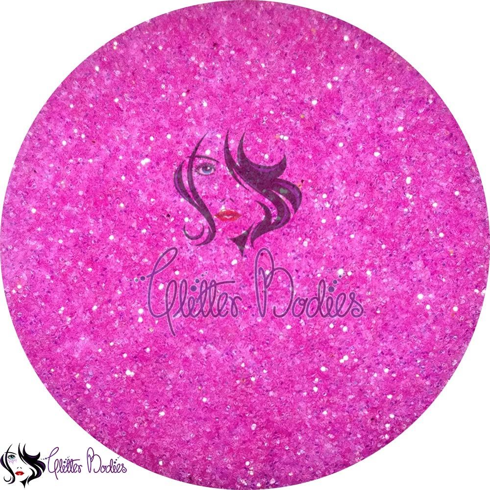 Glitterbodies Cosmetic Grade Fine Festival Glitter Pigments [Hot Pink]
