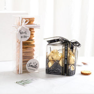 Premium Slim & Tall Clear Acetate Boxes - PVC Transparent Cookie Biscuit Gits