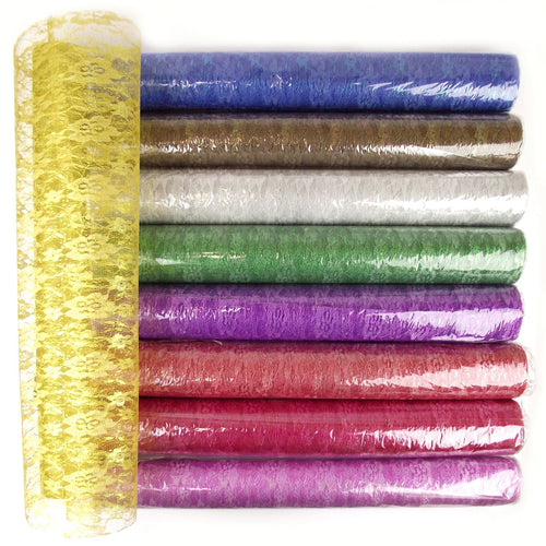 1 Yard Cut Length Iridescent Craft Lace 52cm