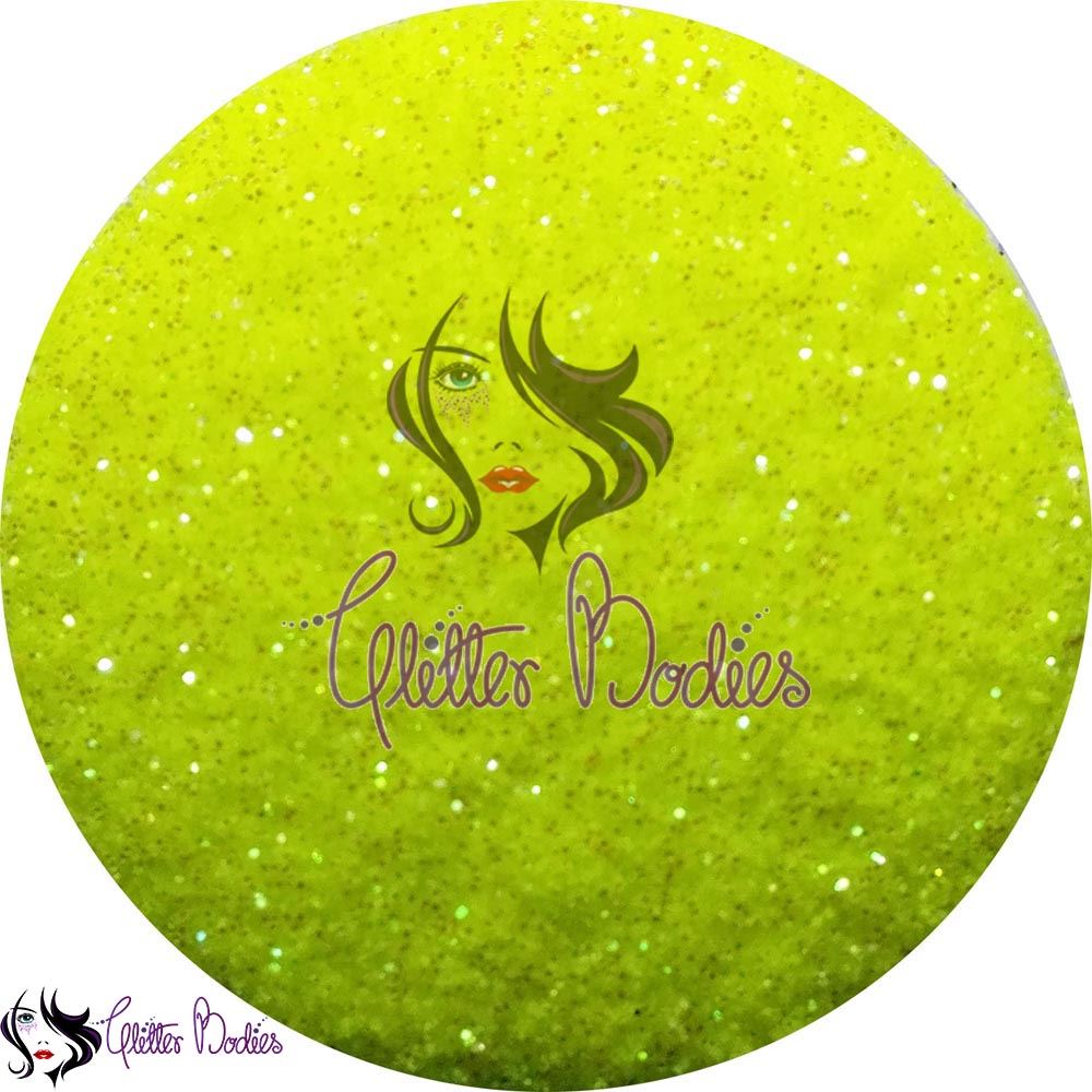 Glitterbodies Cosmetic Grade Fine Festival Glitter Pigments [Yellow]