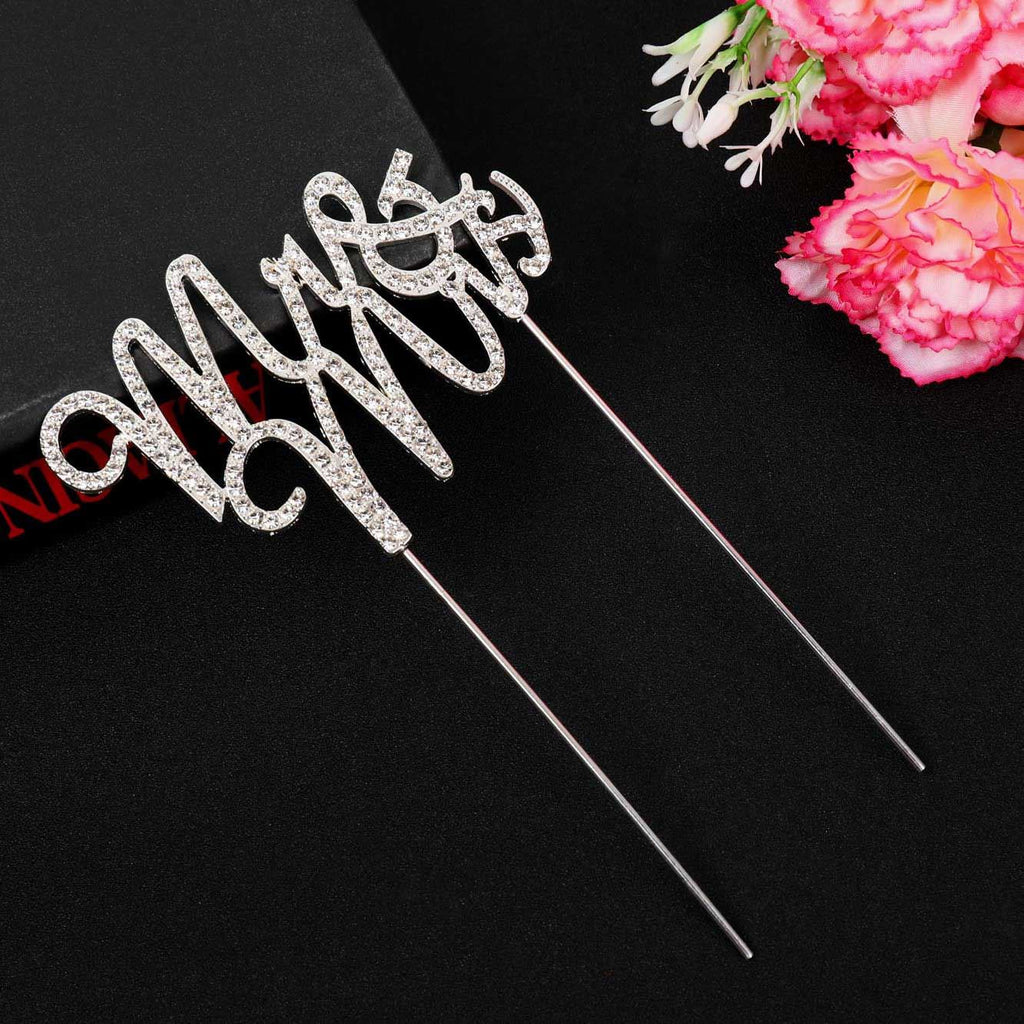 Premium Metal Diamante Number Cake Toppers
