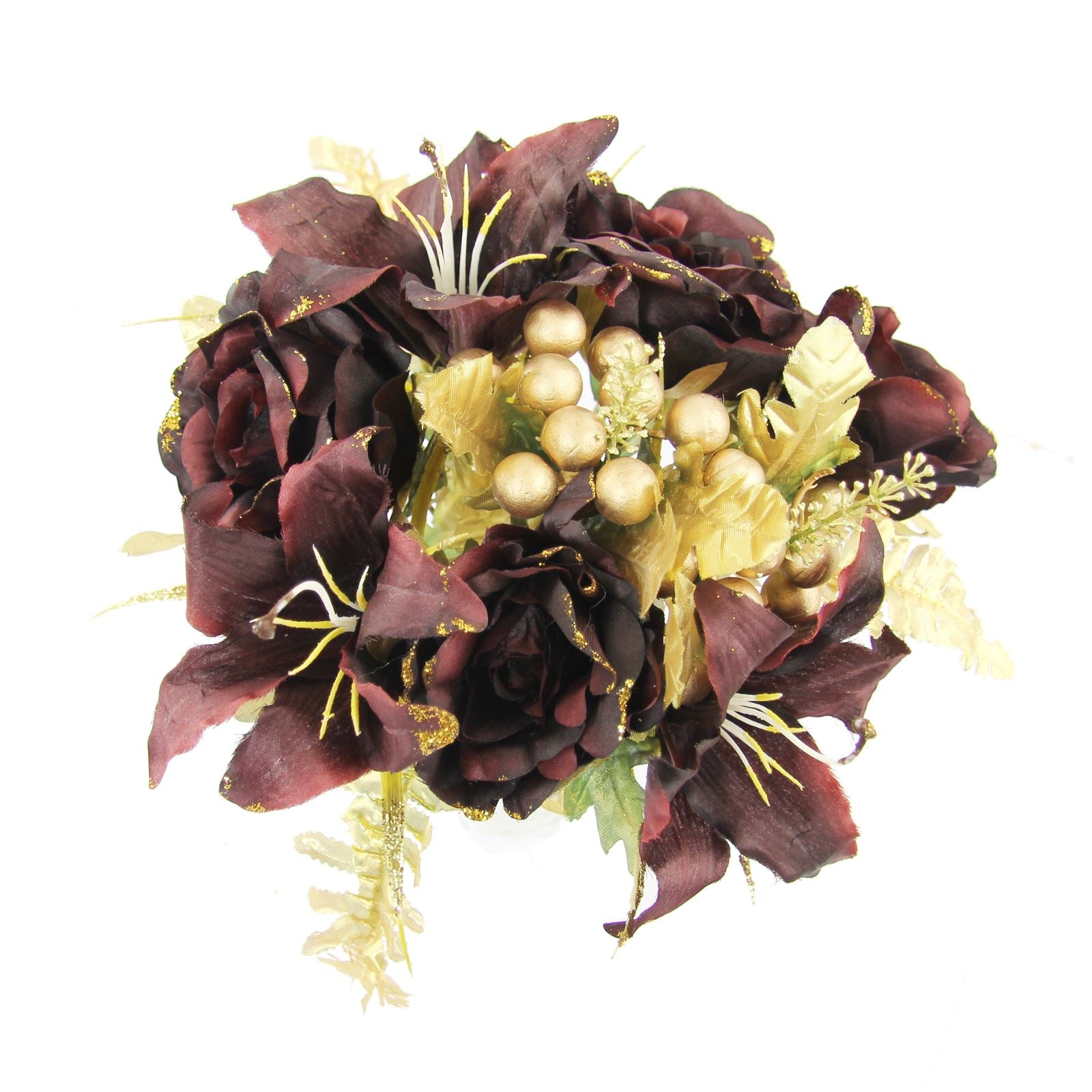 Rose and Lily Festive Posy