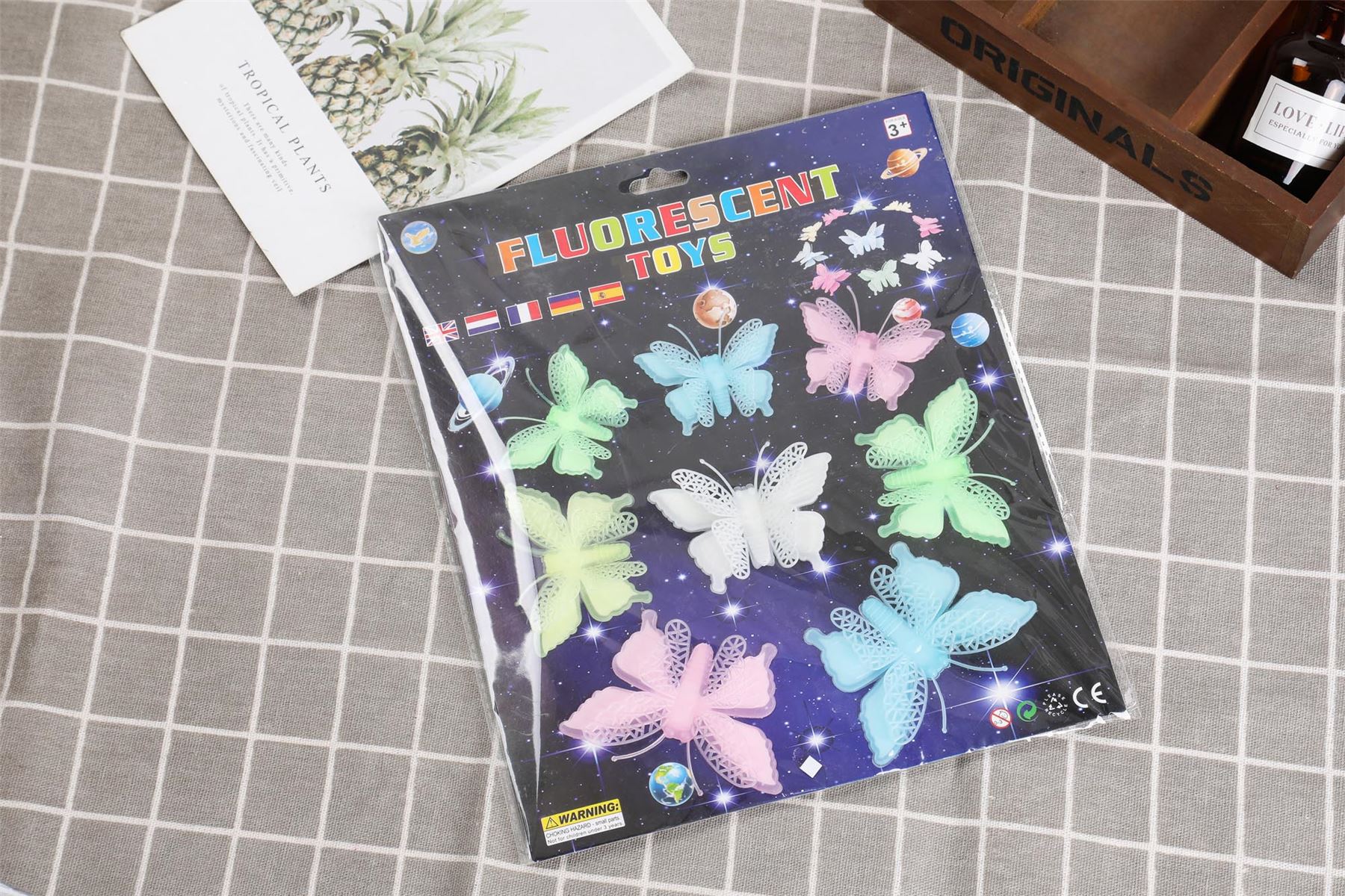 Large Glow In The Dark Reusable 3D Stickers