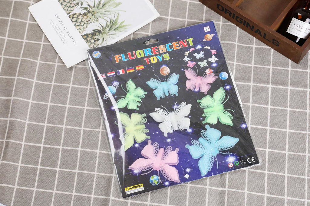 Large Glow In The Dark Reusable 3D Stickers