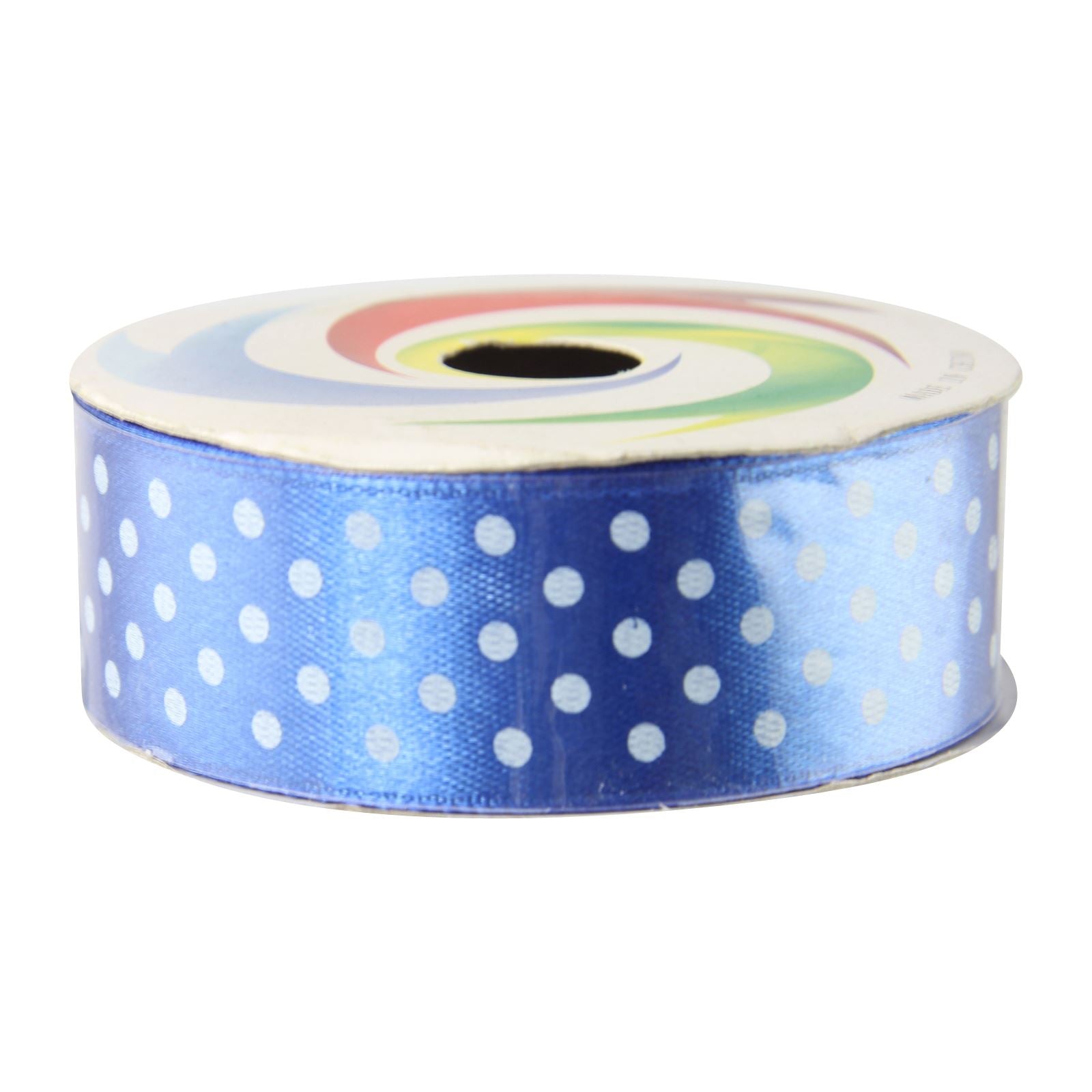 25mm Polkadot Shiny Satin Ribbon