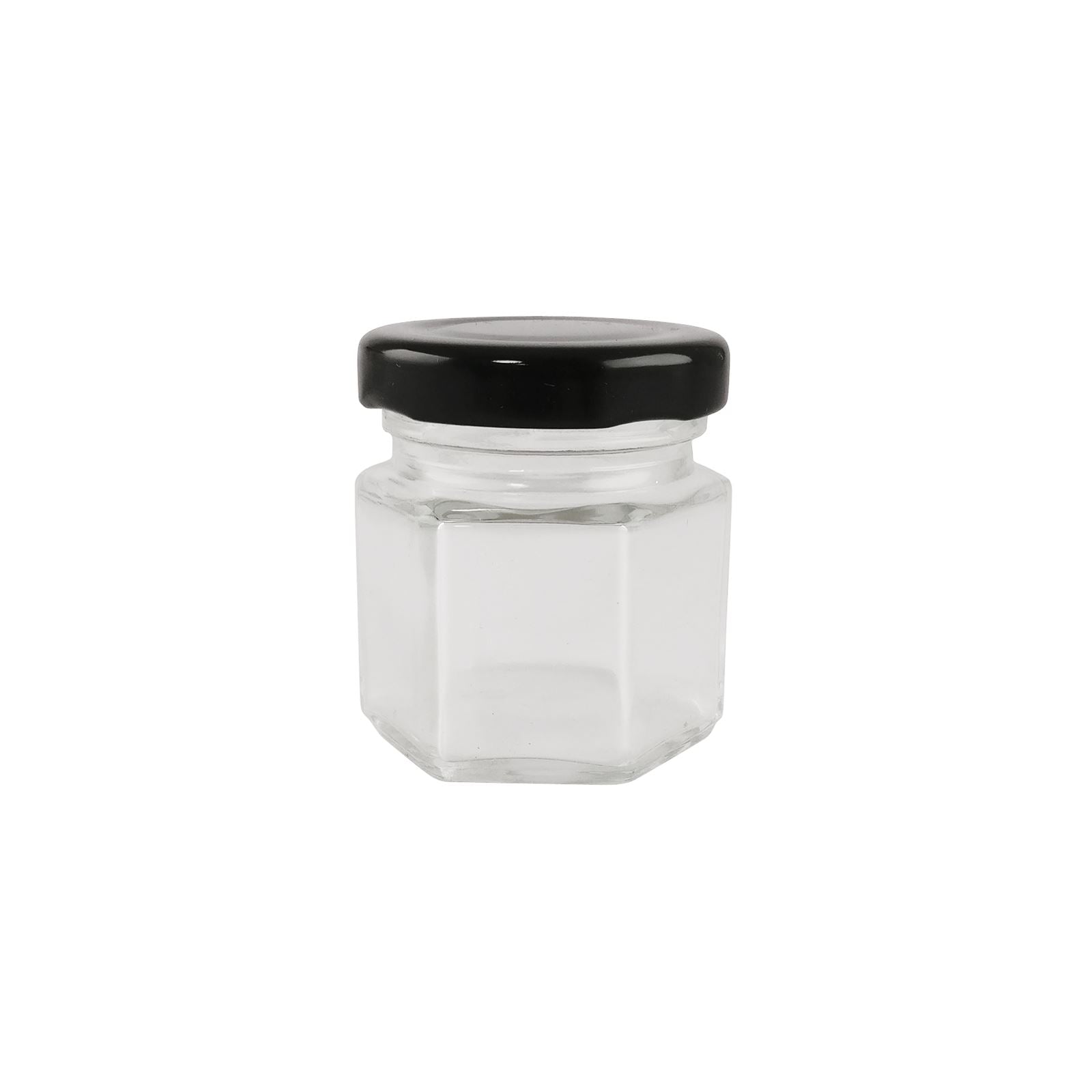 Hexagonal Screw Lid Jars