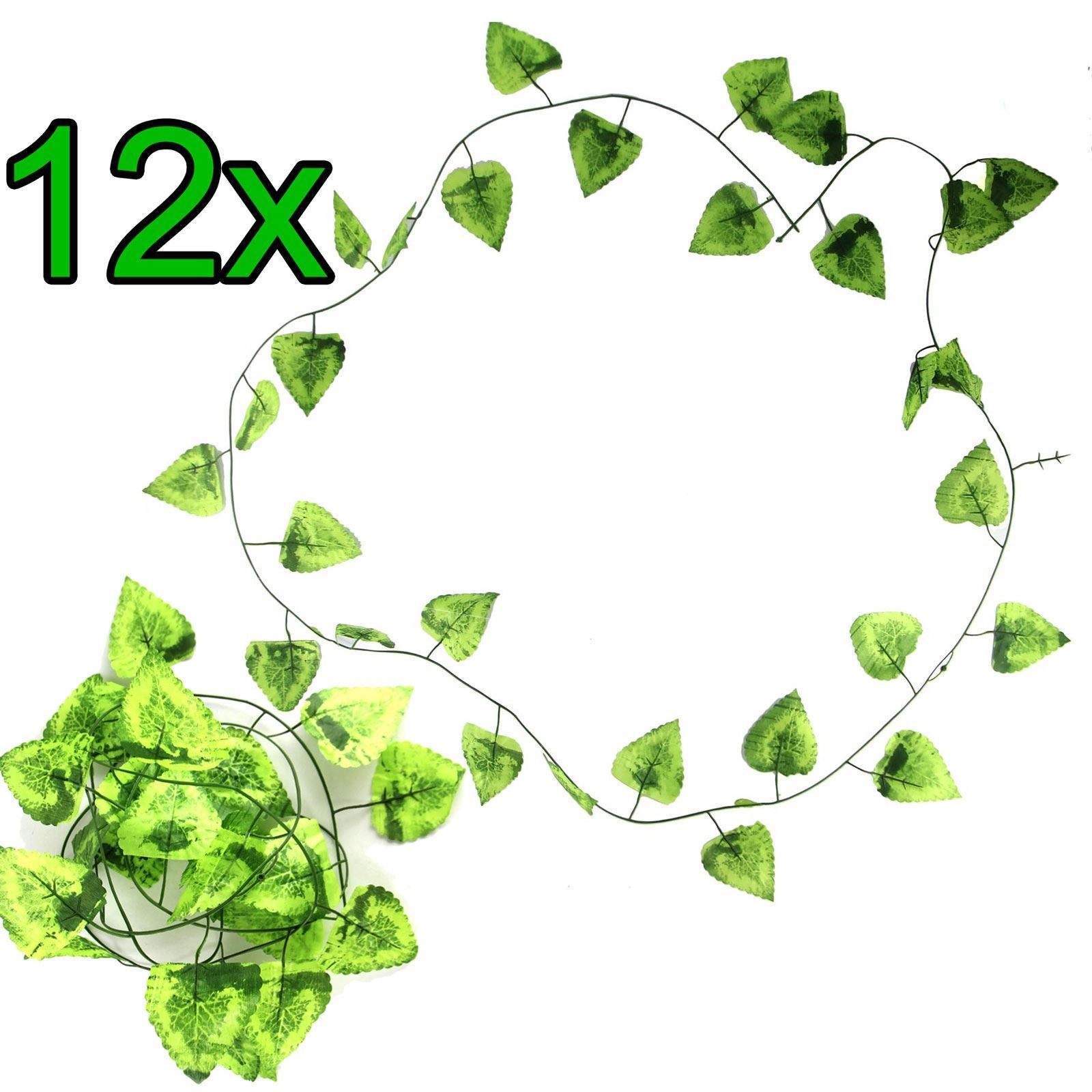 12x Pointy Leaf Garlands (24 Metres)