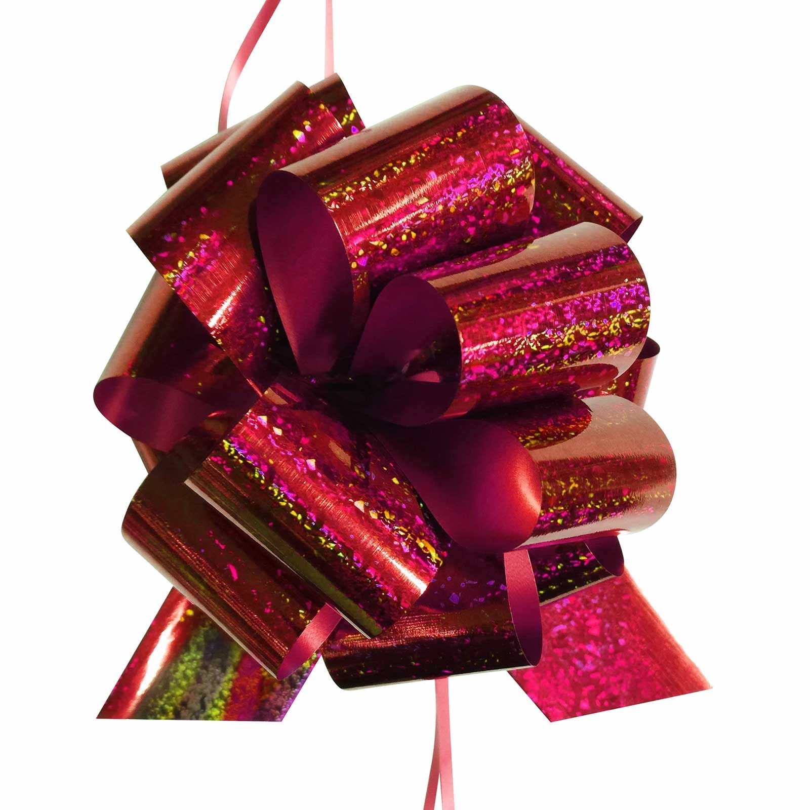 Deluxe Holographic 50mm Pompom Bows