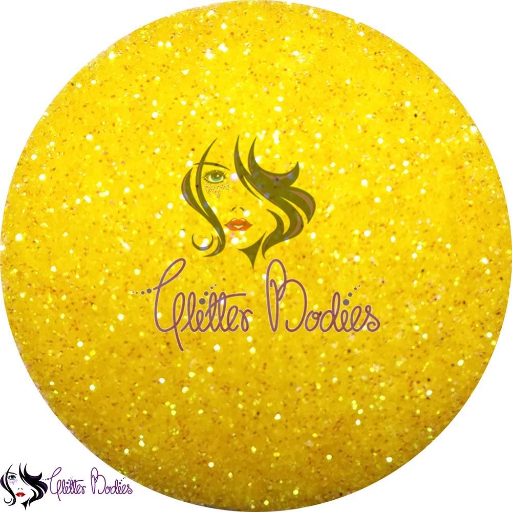 Glitterbodies Cosmetic Grade Fine Festival Glitter Pigments [Mustard]