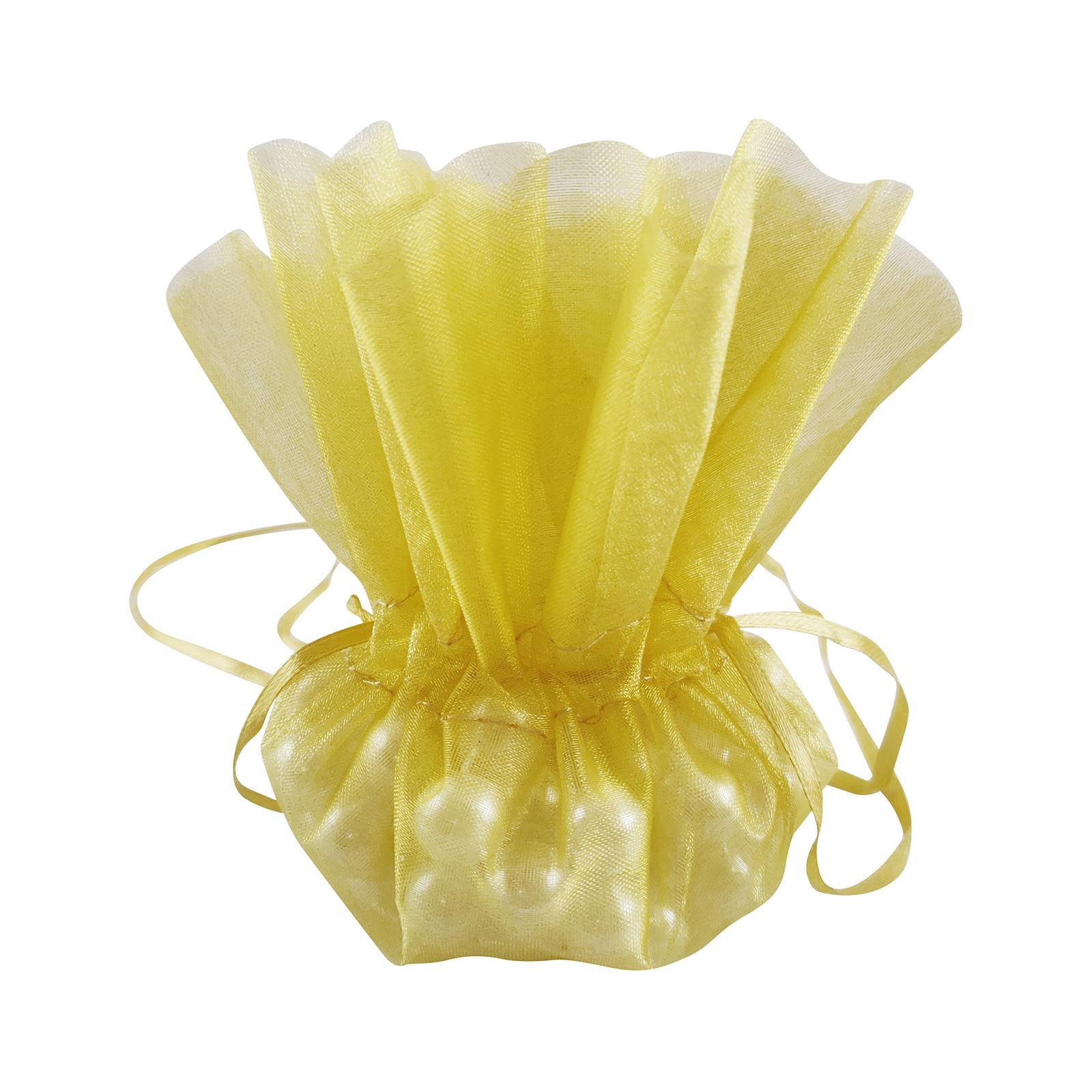 Drawstring Flower Top Favour Pouch