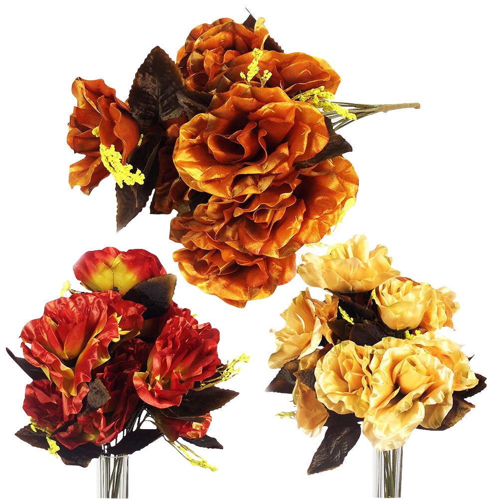 Large 12 Head Stiff Plastic Bouquet