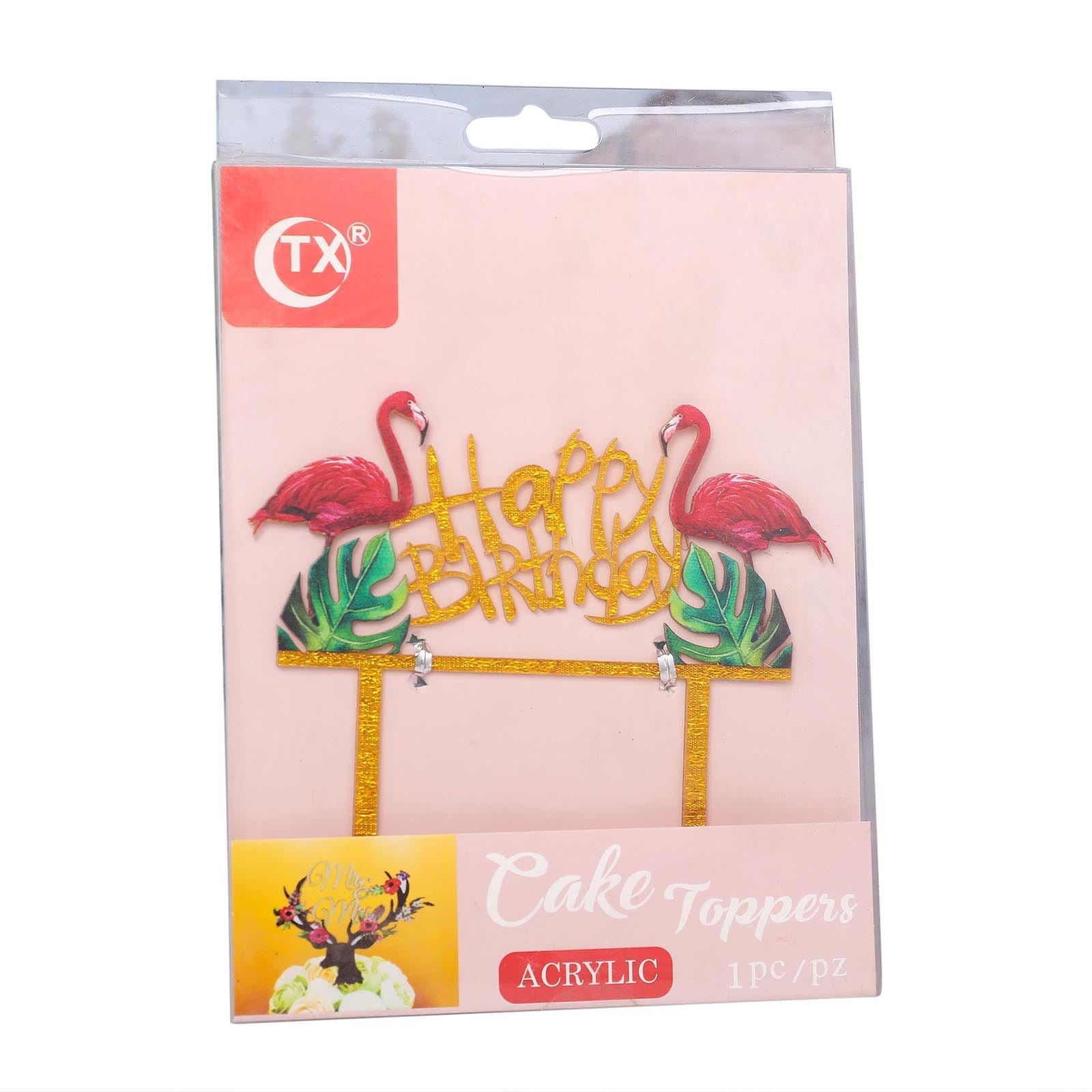Premium Large Printed Cake Toppers