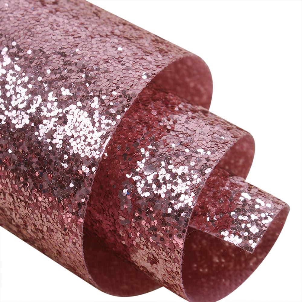 Chunky Glitter Fabric Wallpaper 16cm Borders