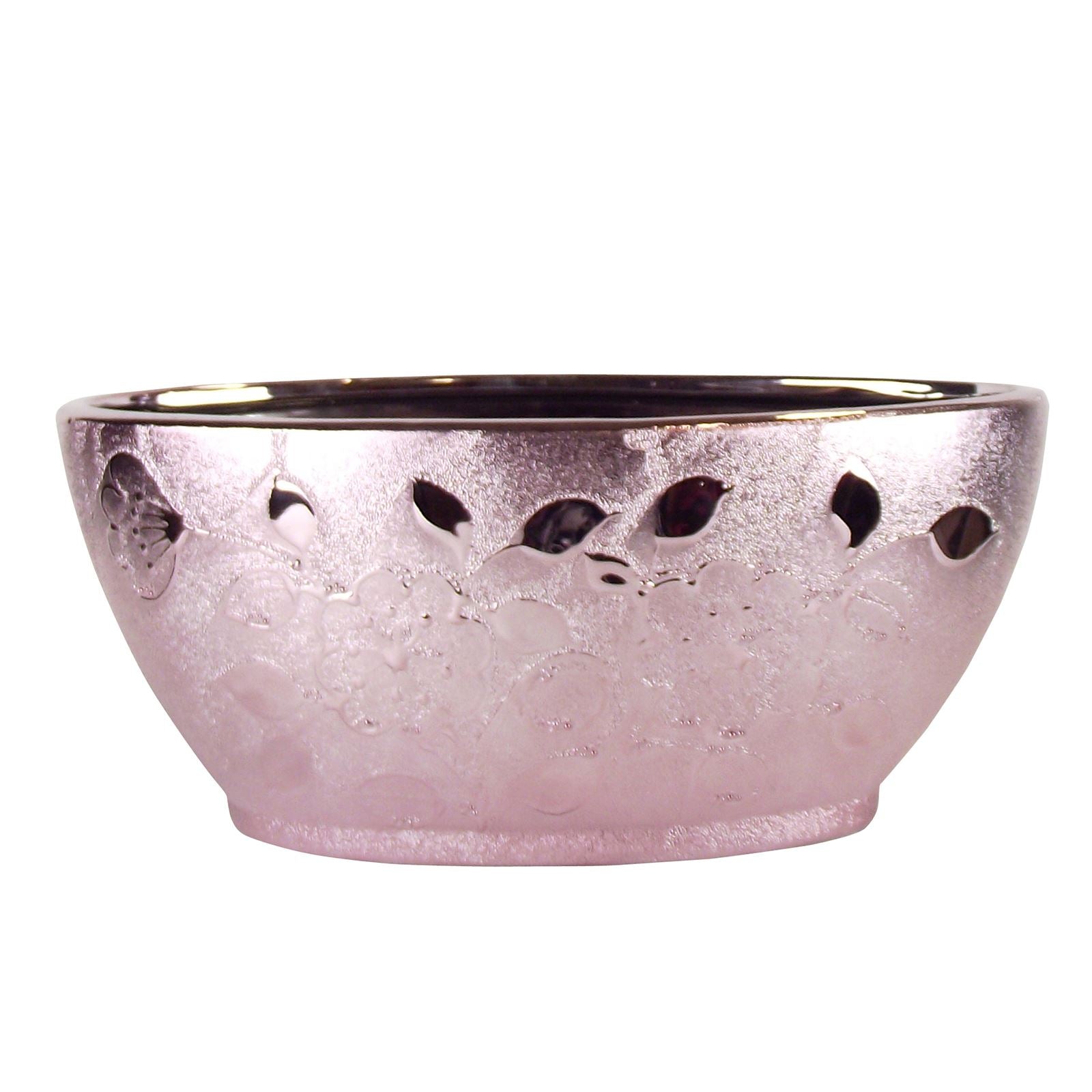 Pretty Pink Chrome Vases