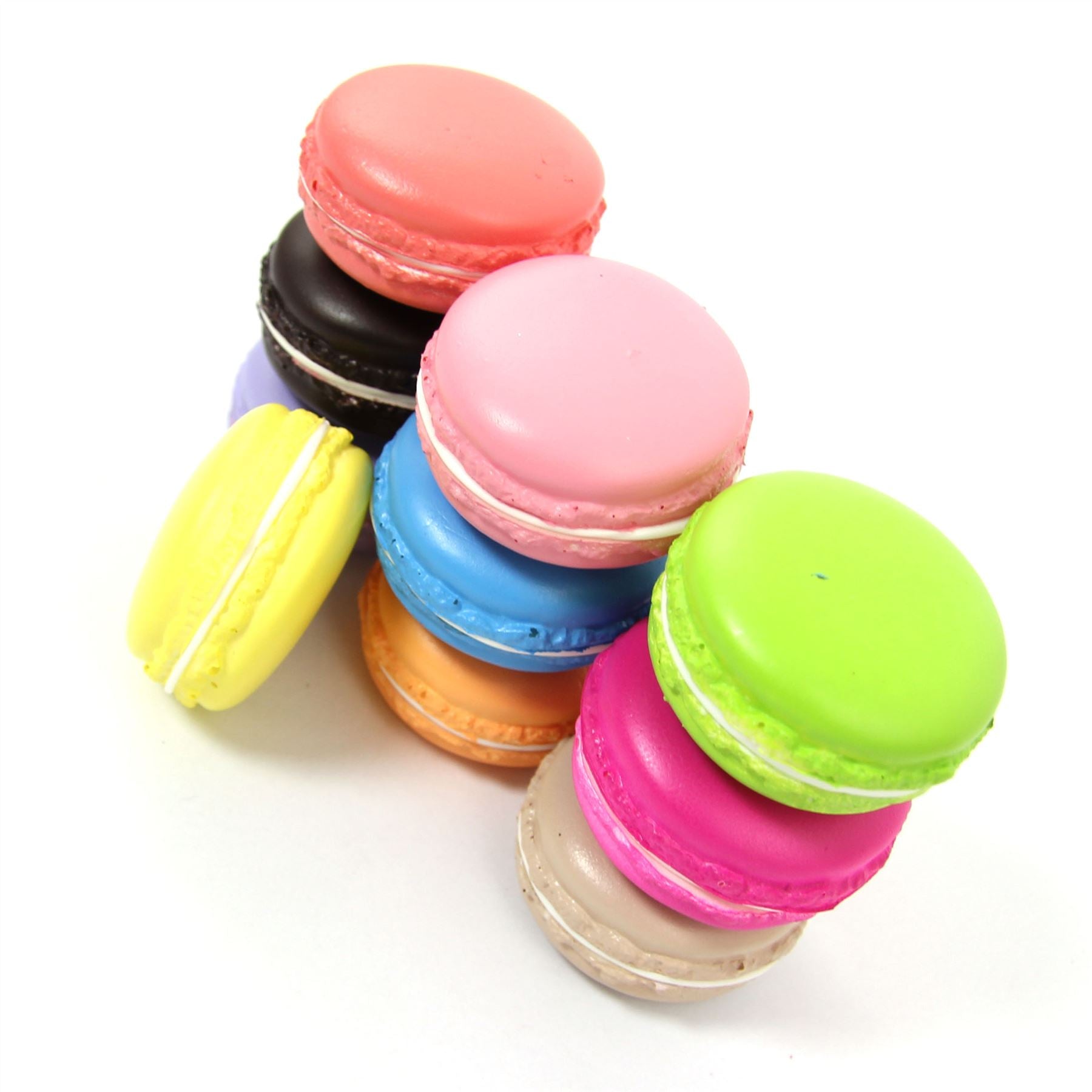 Set of 10 Artificial Macaron