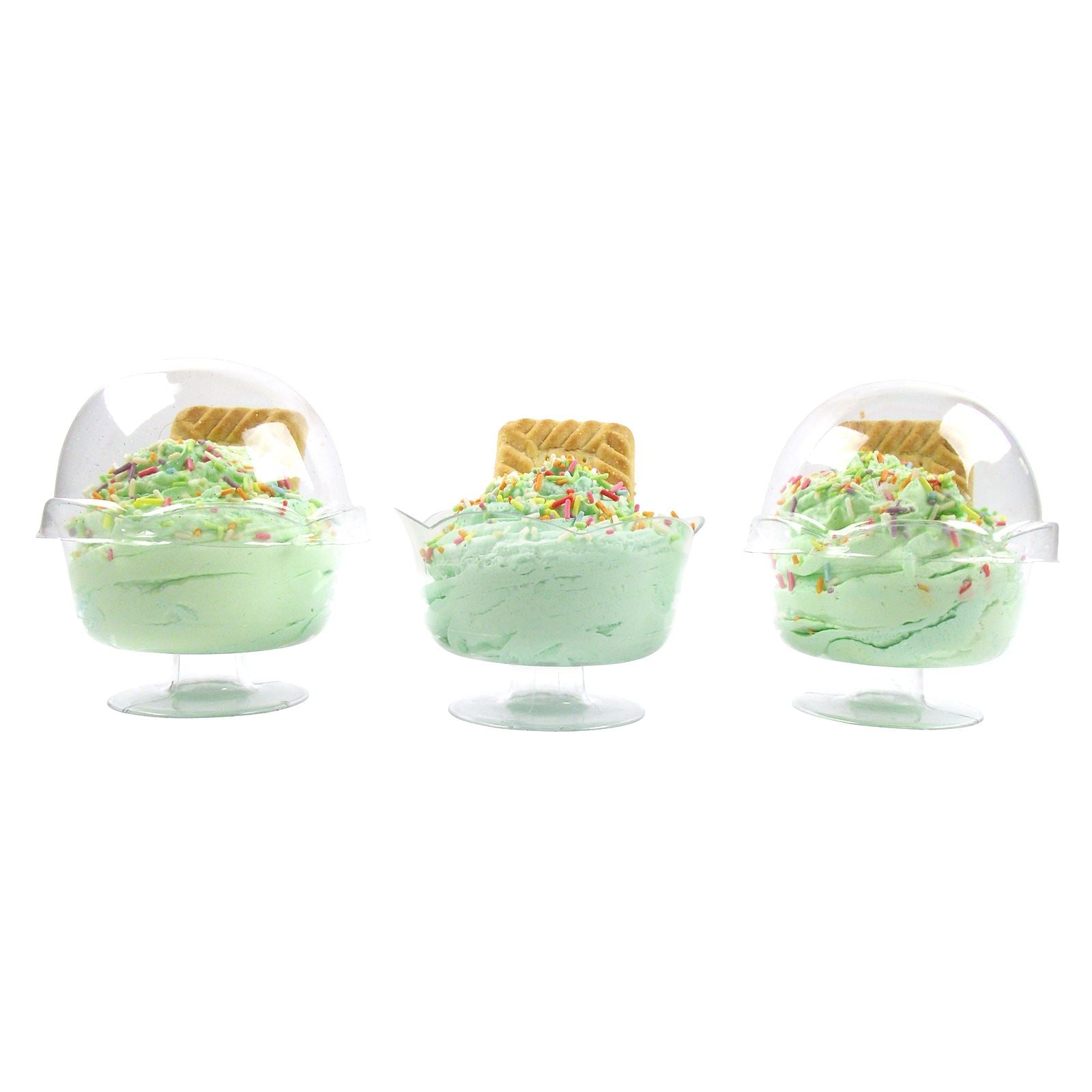 Canape Dishes Mushroom 8.5cm Disposable Dessert Cups (B)