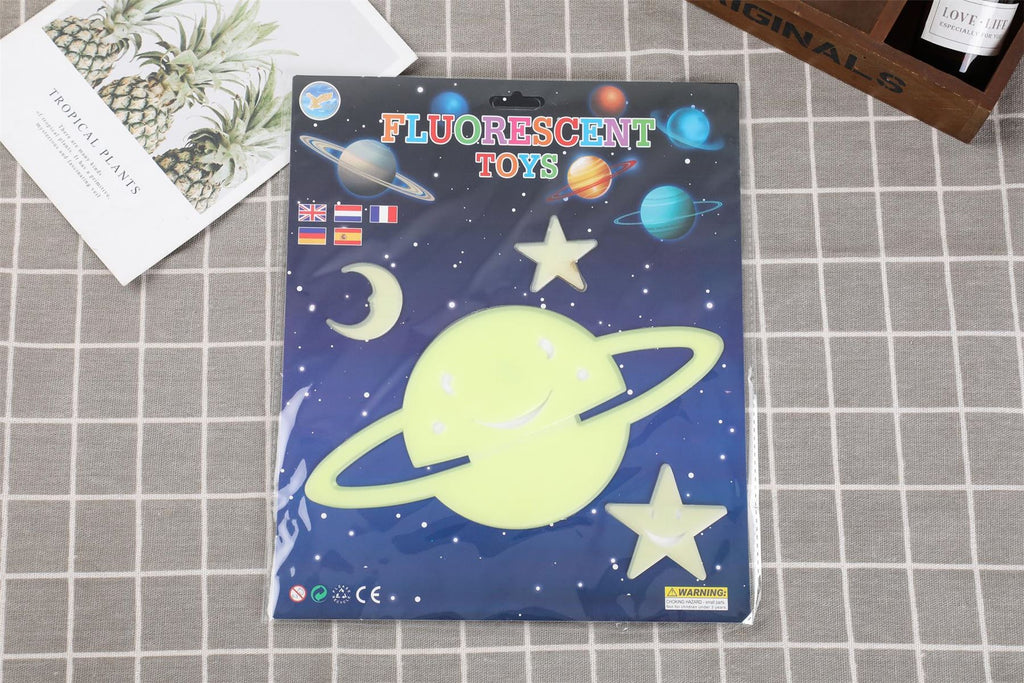 Large Glow In The Dark Reusable 3D Stickers