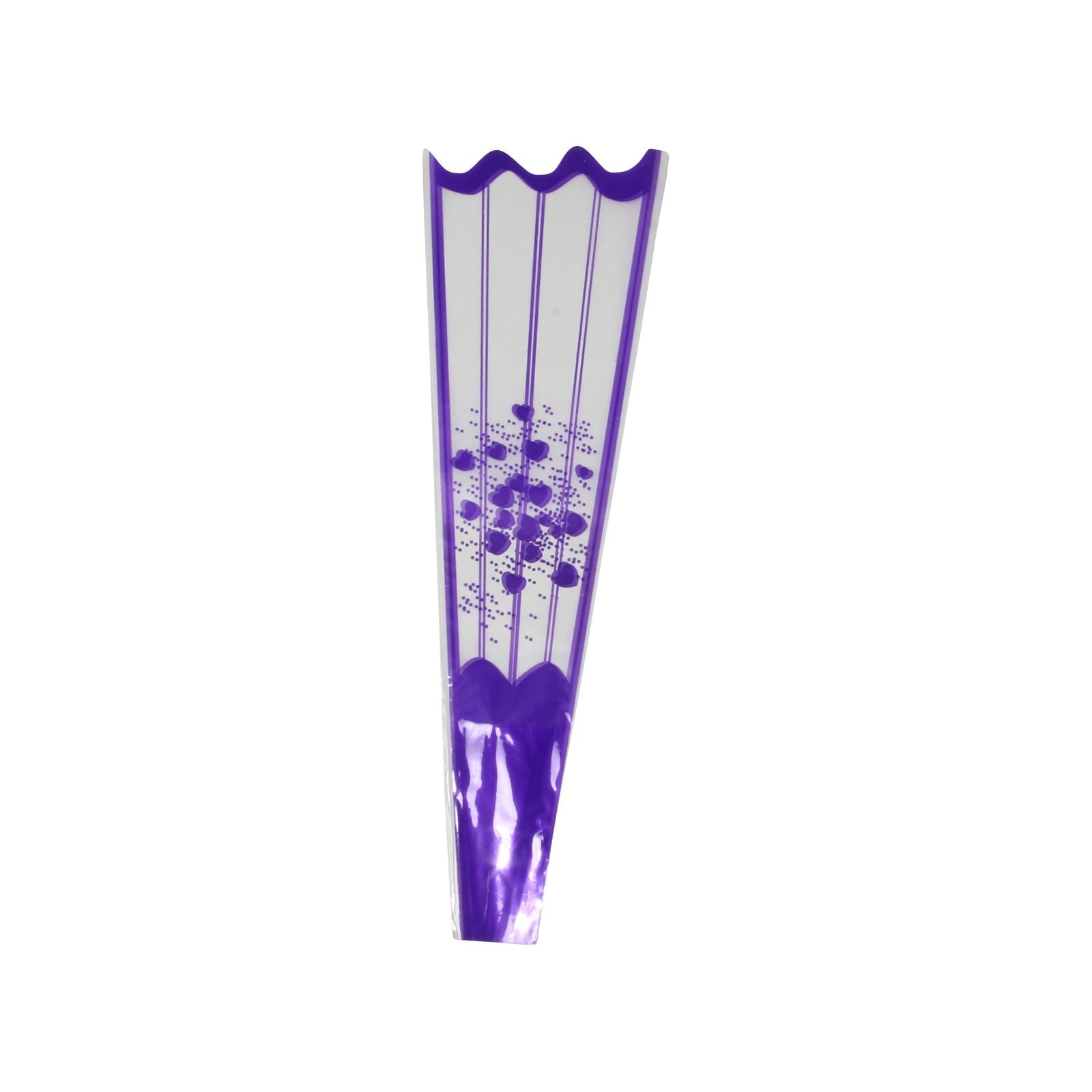 Printed Single Rose Cellophane Sleeves