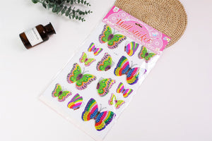Large 3D Fluttering Butterfly Stickers