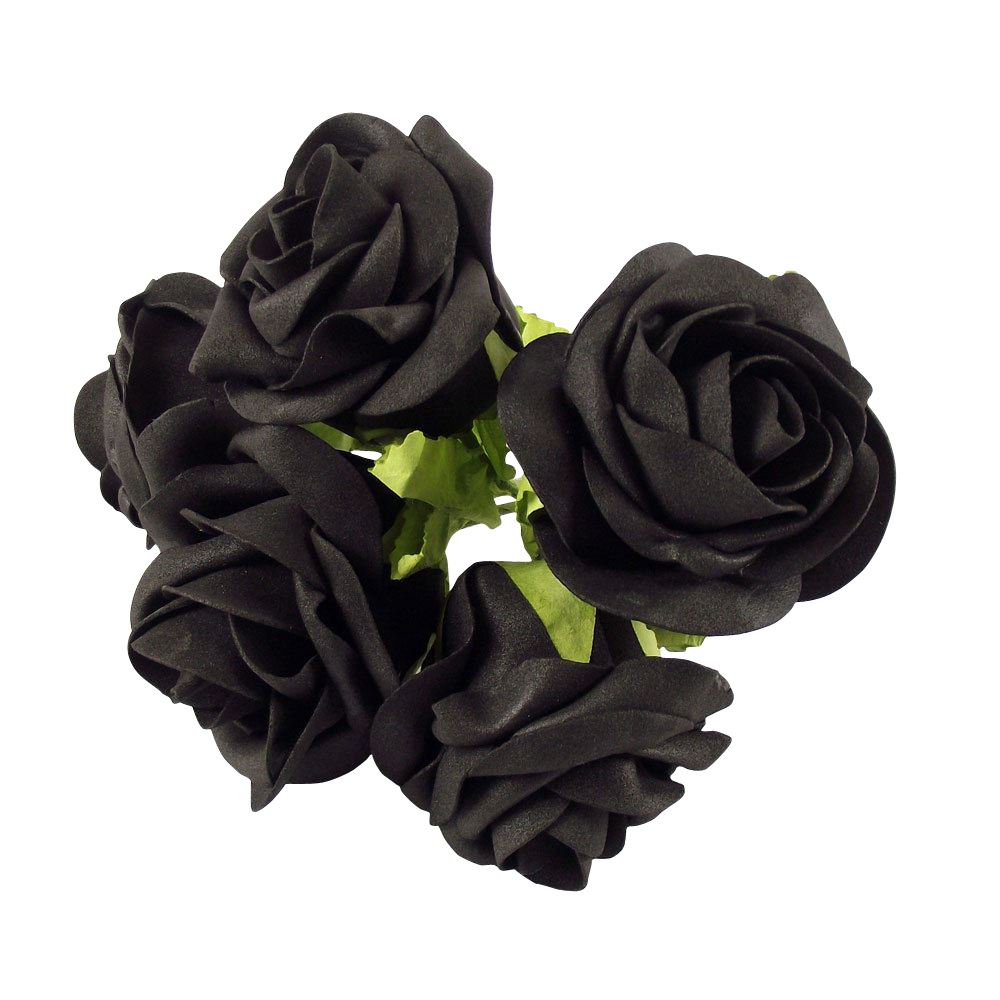 Large Colourfast Roses with Leaf