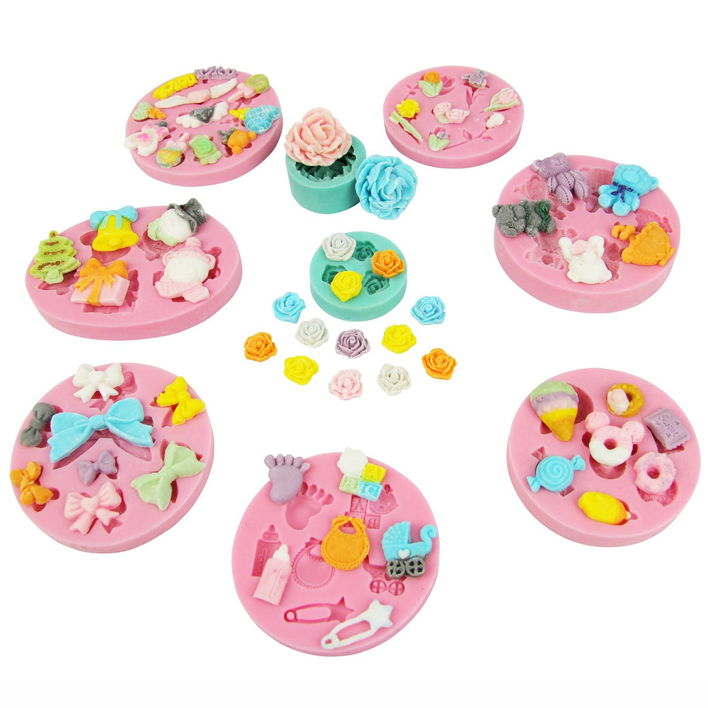 Cute Pink Silicone Moulds