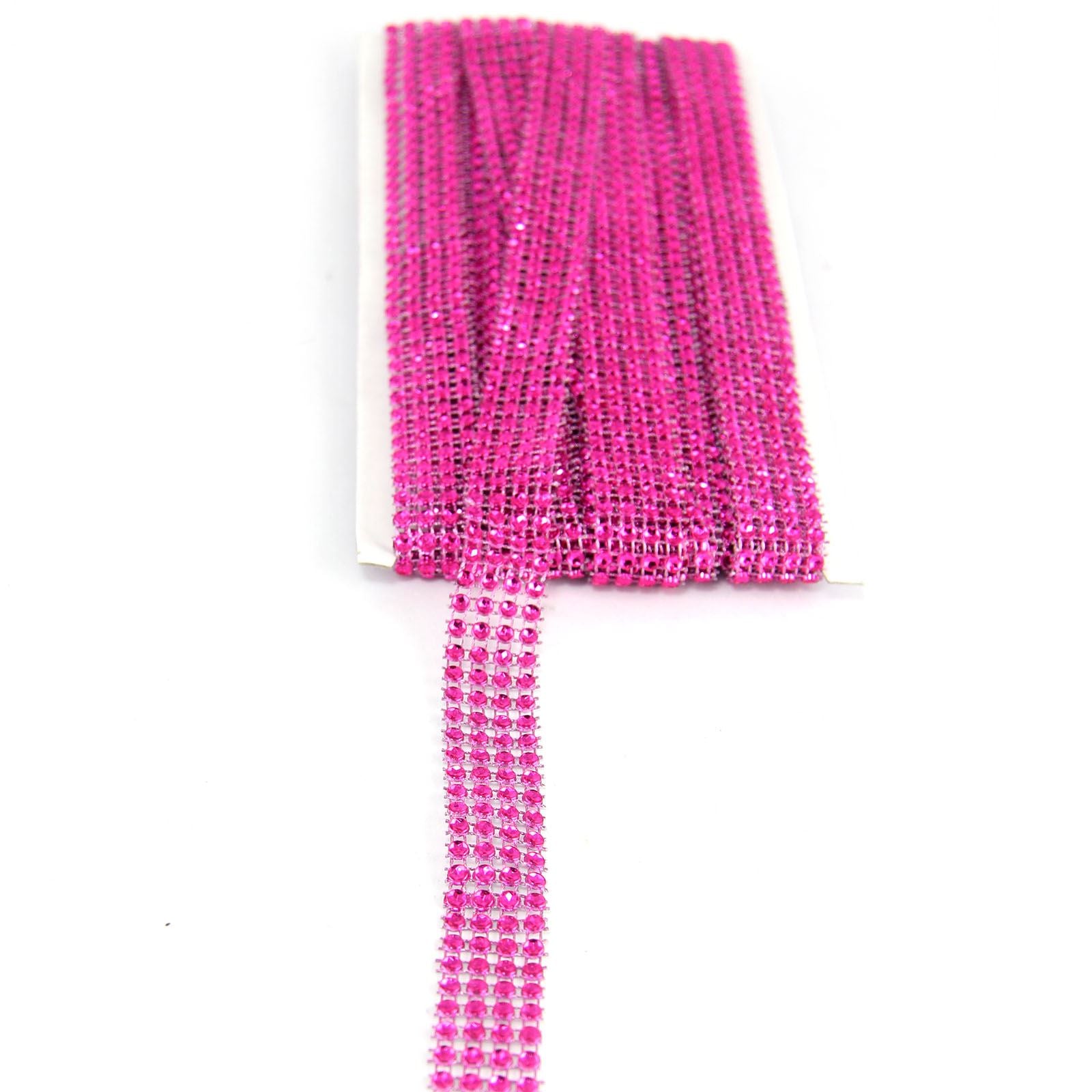 Diamante Effect Ribbon - 4 Rows