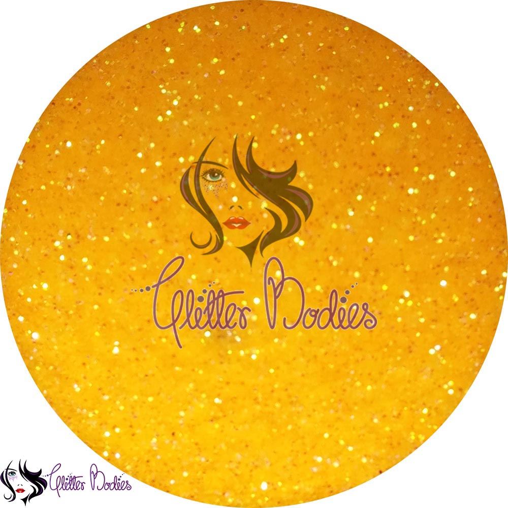 Glitterbodies Cosmetic Grade Fine Festival Glitter Pigments [Orange]