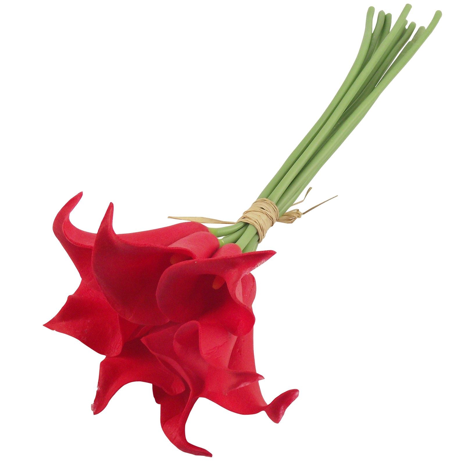 8x Real Touch Calla Lilies