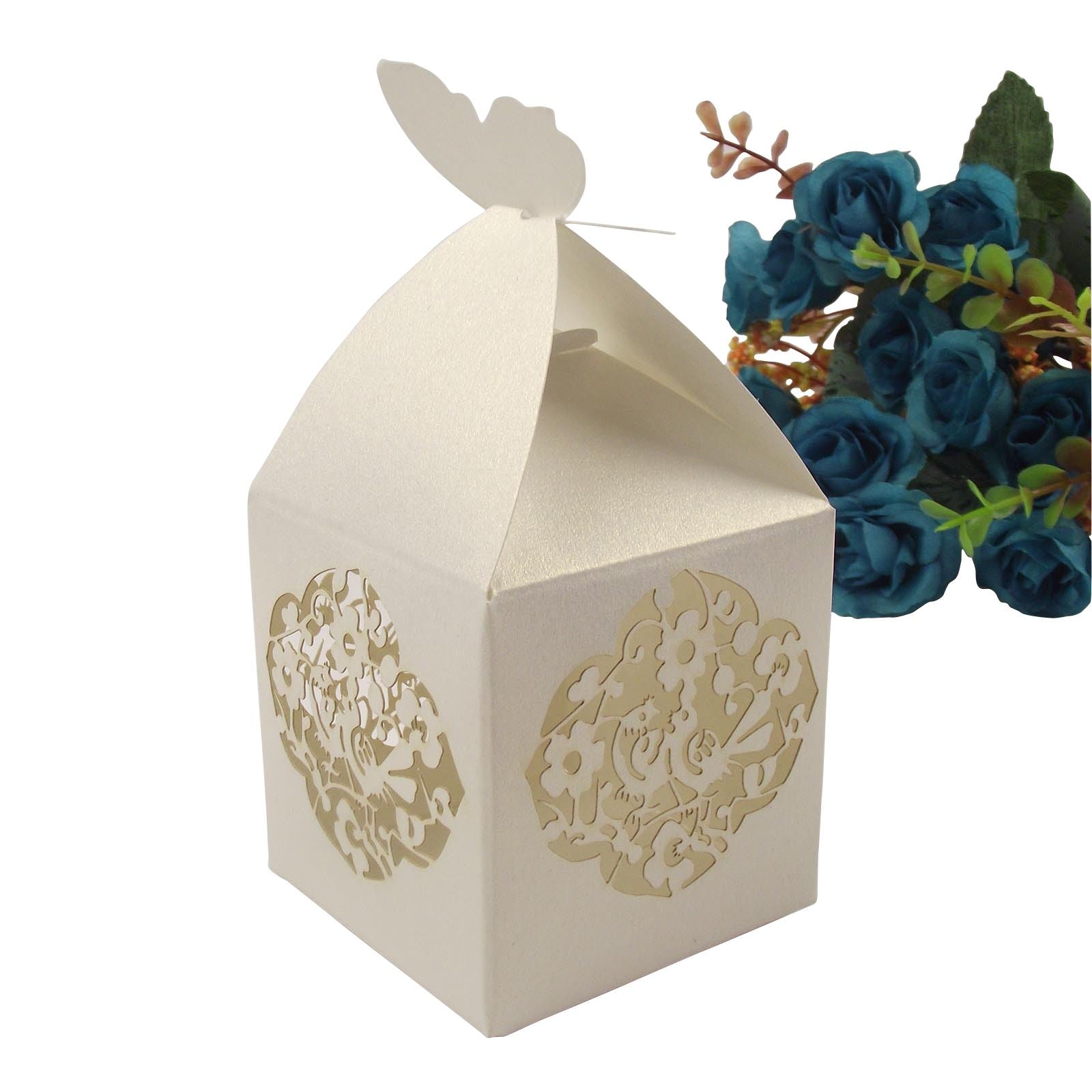 Butterfly Top Laser Favour Boxes