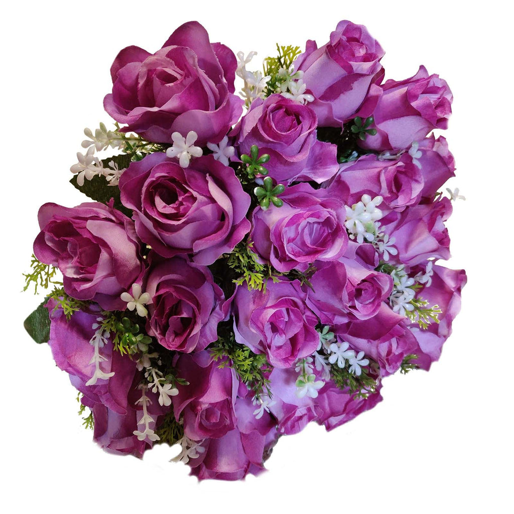 Large Bunch of 21 Rose Buds