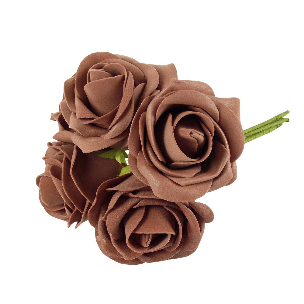 Large Colourfast Roses with Leaf