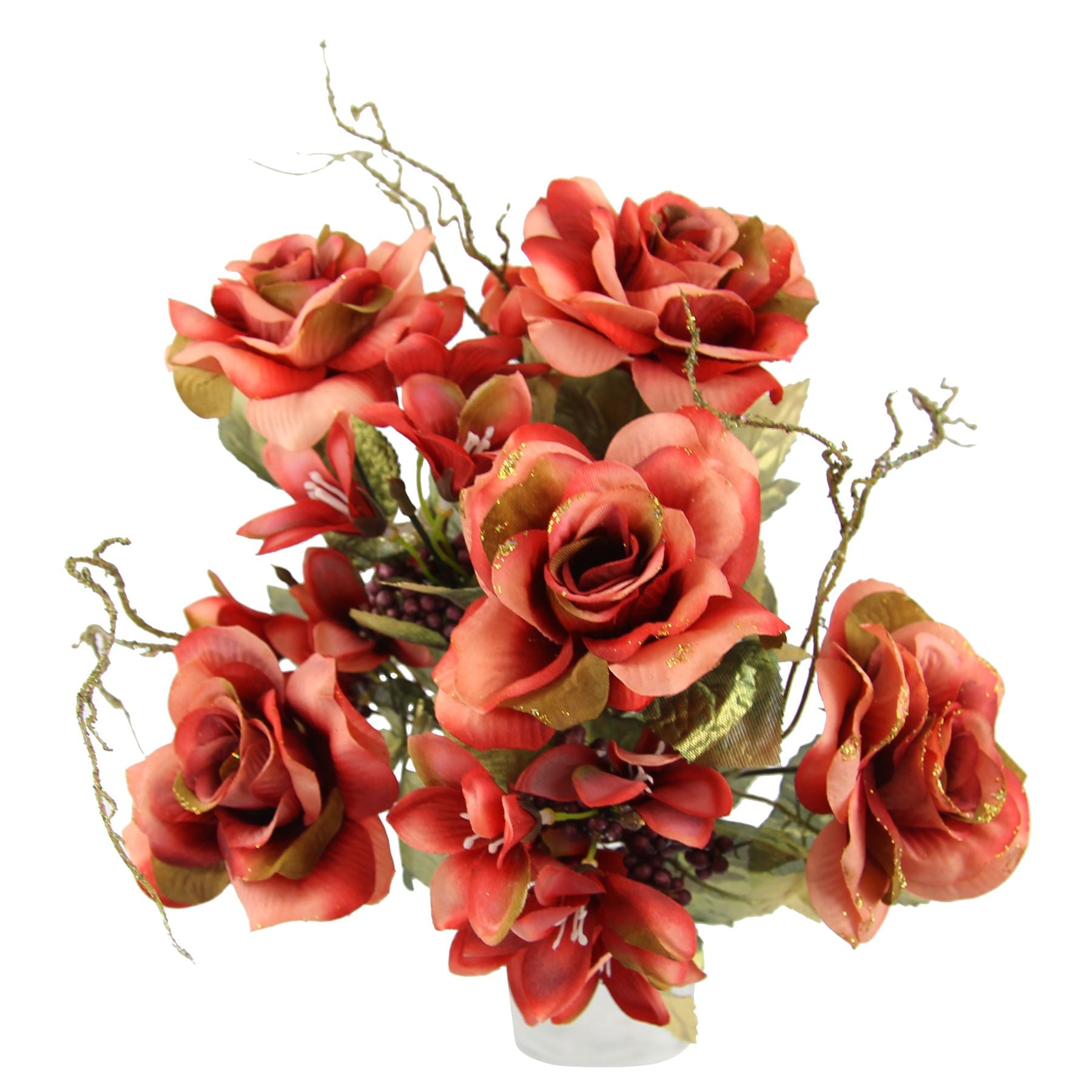 Rose and Alstroemeria Glitter Bouquet